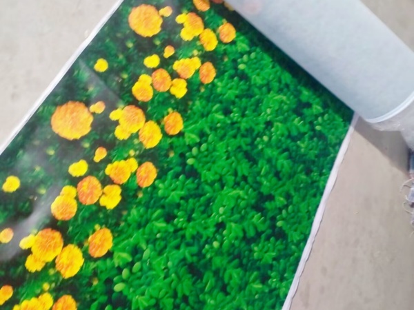 河北石家庄园林工程绿化印花防寒布,透气保温保湿防冻防护材